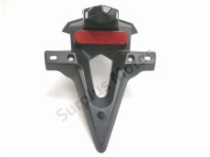 Support de plaque et eclairage