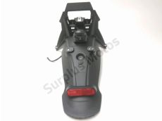 Support de plaque et eclairage