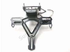 Support de plaque et eclairage