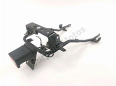 Support de plaque et eclairage