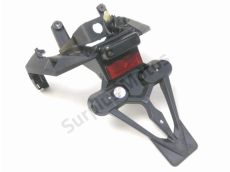 Support de plaque et eclairage