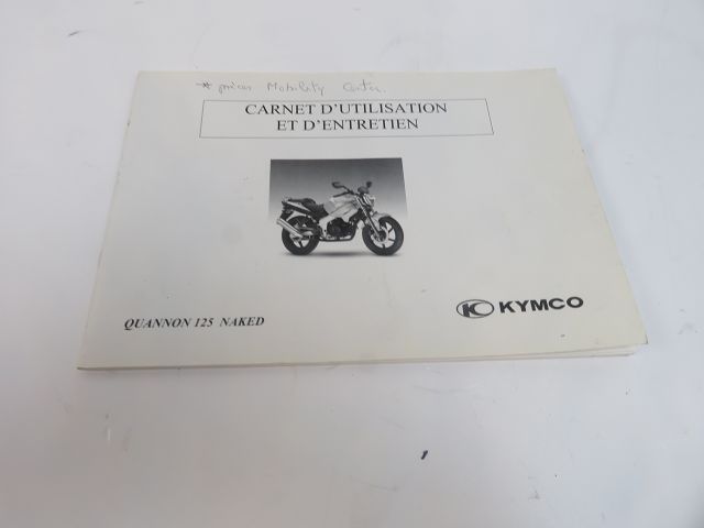 Manuel d'utilisation occasion KYMCO QUANNON 2010