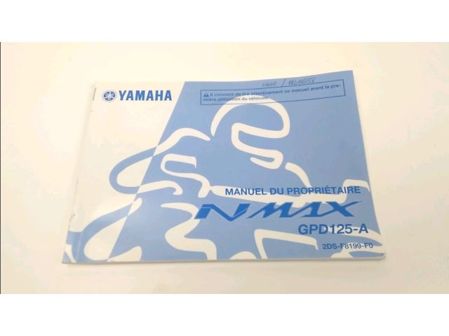 Manuel d'utilisation occasion YAMAHA GPD NMAX 2015