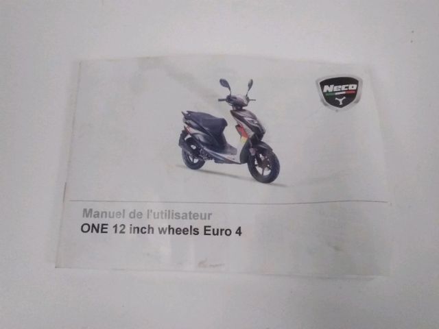 Manuel d'utilisation occasion NECO ONE R 2020