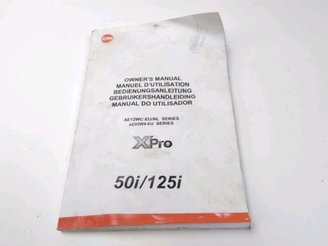 Manuel d'utilisation occasion SYM X-PRO 50 2020