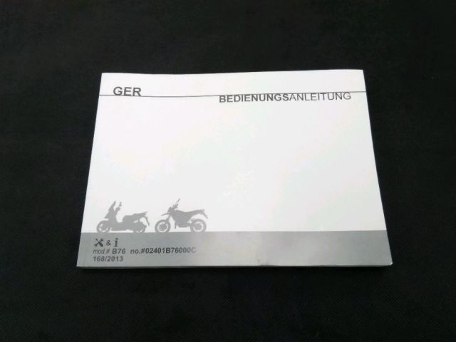 Manuel d'utilisation occasion KSR MOTO CLASSIC 2020