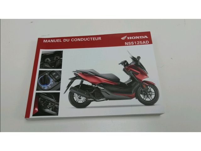 Manuel d'utilisation occasion HONDA NSS 125 FORZA 2018
