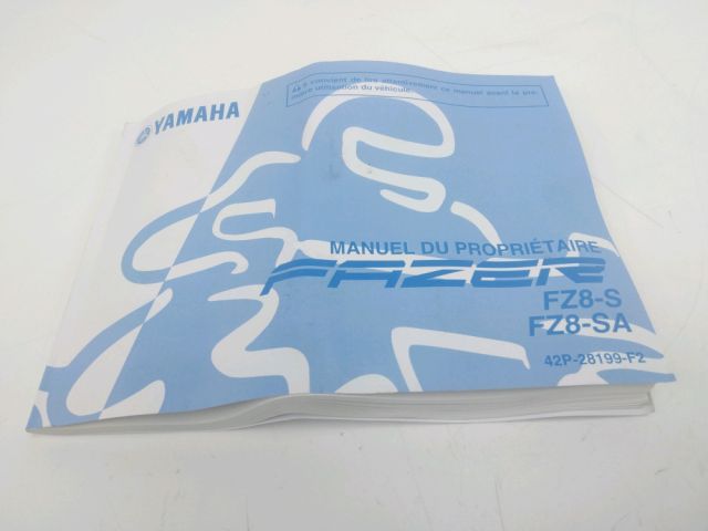 Manuel d'utilisation occasion YAMAHA FZ8 800 S 2014