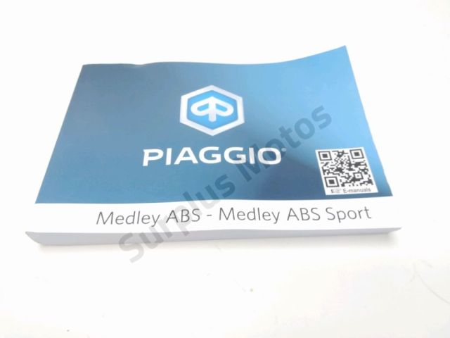 Manuel d'utilisation occasion PIAGGIO MEDLEY S 2024