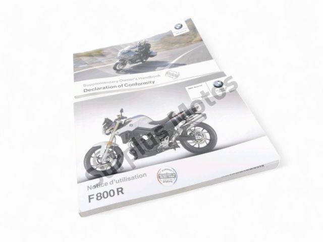 Manuel d'utilisation occasion BMW F 800 R 2018
